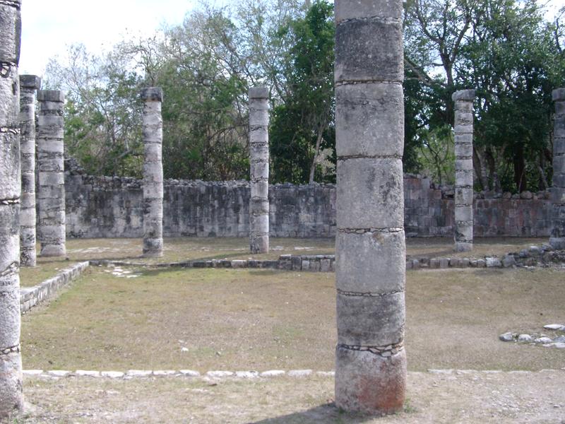 myan temple runis at chichen itza, quintana roo, mexico